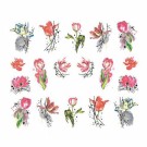 Vannklistremerker for negler, blomster BN-2277 thumbnail