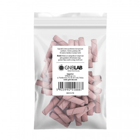 Smale slipehetter sylinder 3mm, 240grit 50stk