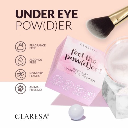 Under Eye Powder 6g, Claresa® Feel the Pow(d)er, 01 White