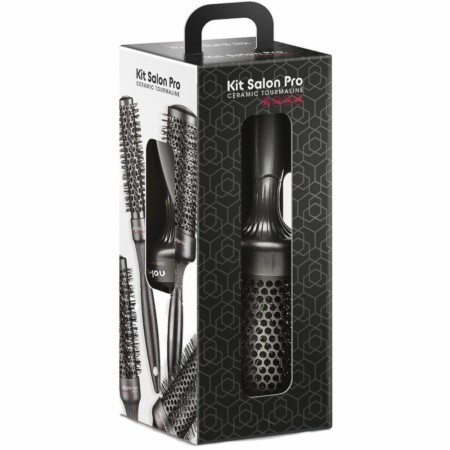 Master-Ion Ceramic Tourmaline rundbørster (4 stk)