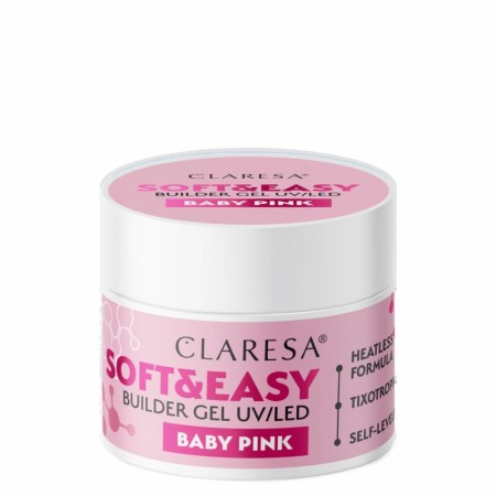 Soft & Easy Builder Gel, Claresa® Baby Pink, 45g