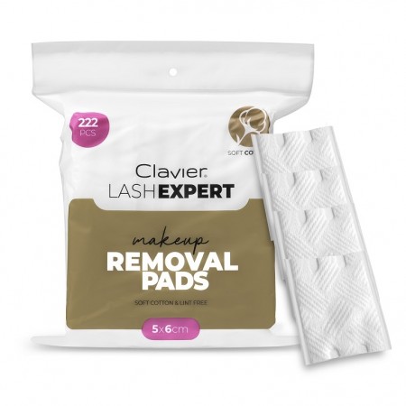 Clavier Lash expert, kosmetiske pads i bomull (222stk)