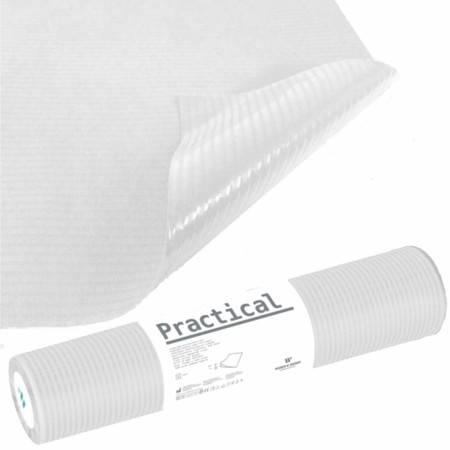 Vanntett benkepapir, Mykt 70cm Practical 34gsm (50m) Hvit