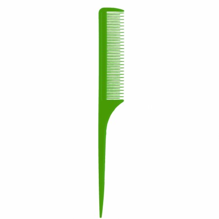 Halekam/Spisskam fra Italienske HairCare, 23cm grønn
