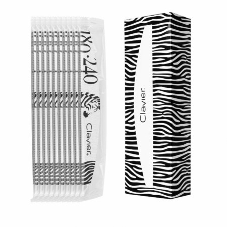 Neglefil 180/240, Clavier zebra, 10pk