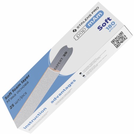 Staleks SoftFoam EXPERT engangsfiler til papmAm-systemet, 180grit (25 stk)