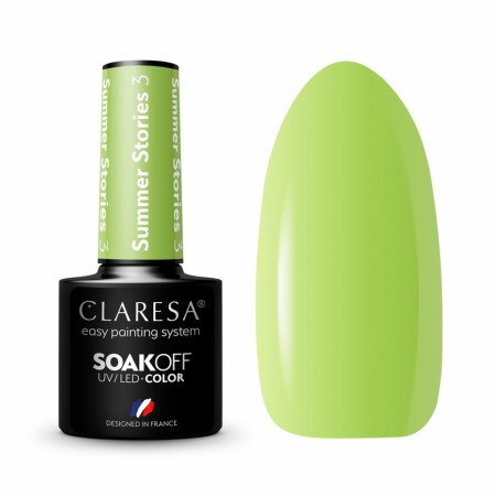 Neglelakk, Hybrid / SoakOff, 5ml Claresa® SUMMER STORIES 03