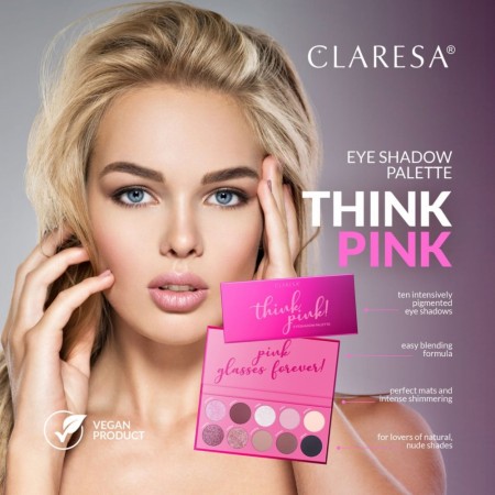 Øyeskygge Palette Claresa® Think Pink