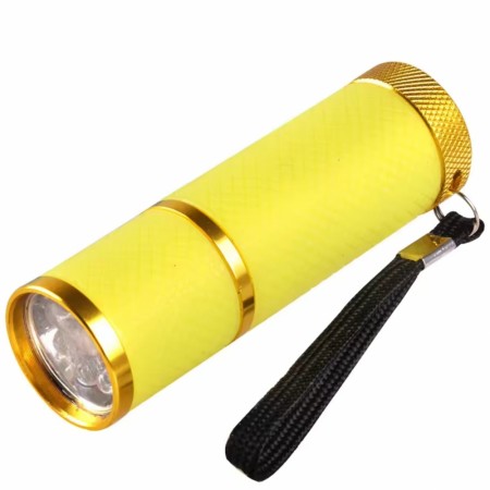 Neglelampe UV/ LEDMini, 9W GUL