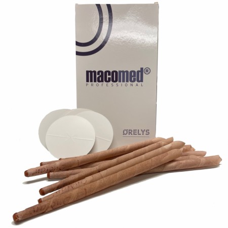 Ørelys, Macomed®10pk (+ 5 Dryppringer) SANDALWOOD