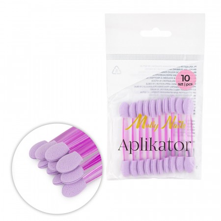 Lilla engangs applikator for chrome, 10pk