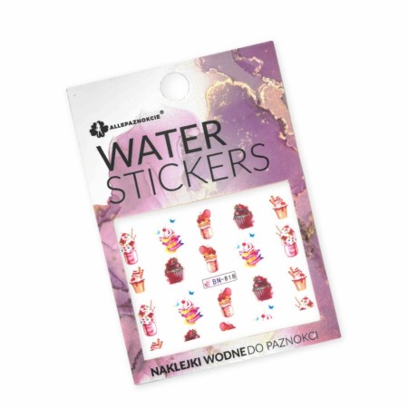 Vannklistremerker for negler, sweets BN-818