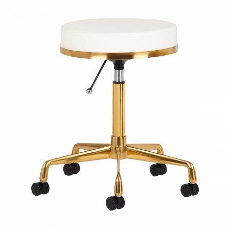 Arbeidsstol Cosmetic H4, gull/hvit