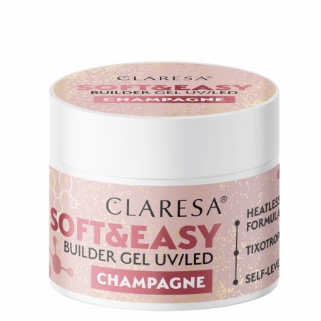 Soft & Easy Builder Gel, Claresa® Champagne, 90g