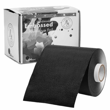 My Embossed Foil aluminiumsfolie (12cm x 100m) BLACK