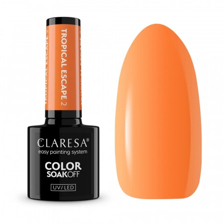 Neglelakk, Hybrid (SoakOff), 5ml Claresa® TROPICAL ESCAPE 02