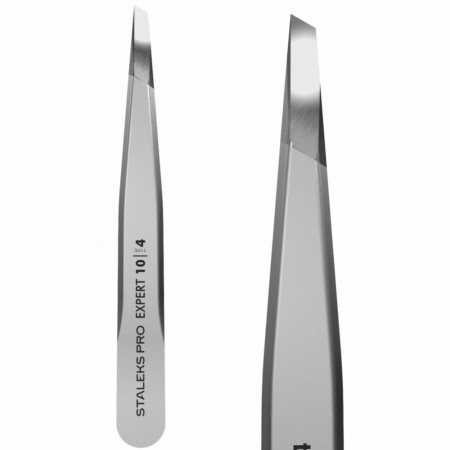 Øyenbryns pinsett, Staleks EXPERT 10 TYPE 4 (smal, skråstilt)