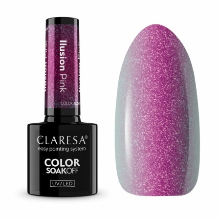 Neglelakk, Hybrid (SoakOff), 5ml Claresa® ALCHEMY Ilusion pink