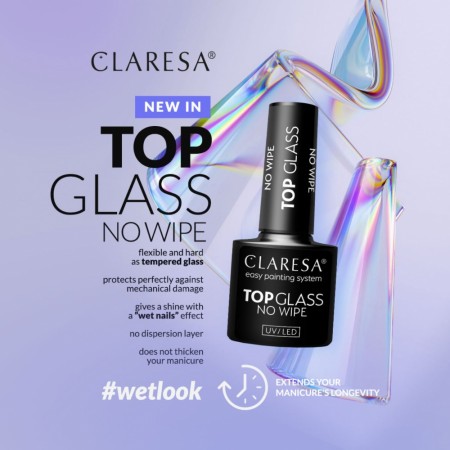 TOPCOAT GLASS- NO WIPE Claresa®