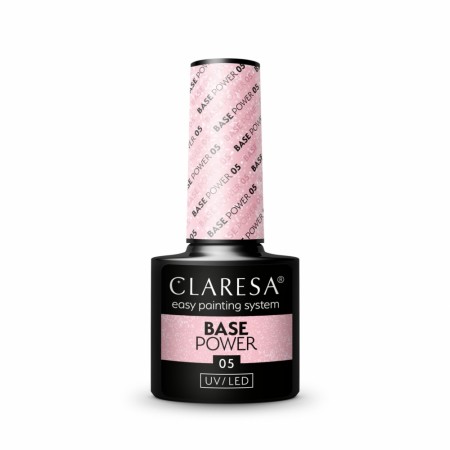 POWER BASE Hybrid/SoakOff Claresa® 05 Subtil Rosa Glitter