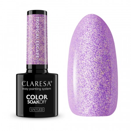 Neglelakk, Hybrid (SoakOff), 5ml Claresa® TROPICAL ESCAPE 08