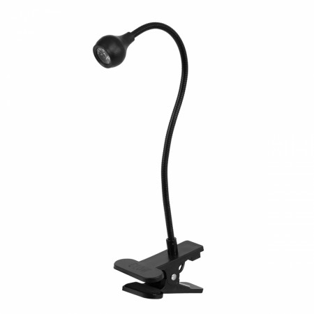 Glow Snake UV-lampe med spotlys, sort