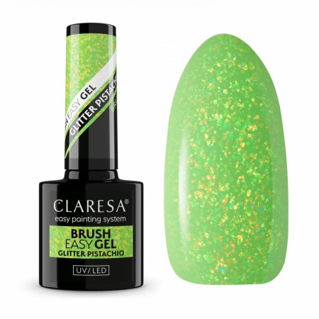 Brush Easy Gel, Claresa® 5g PISTACHIO GLITTER