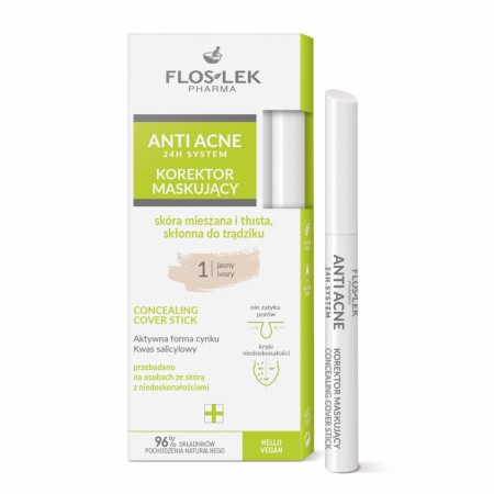 Anti acne 24h system cover stick - ivory 1