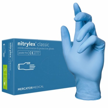 Nitrylex® Nitrilhansker, 100pk Blå, Small