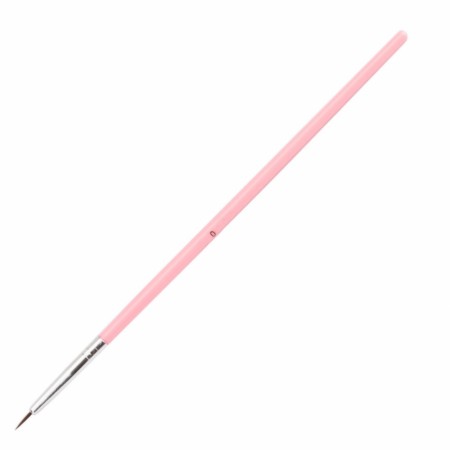 Dekorasjonsbørste for neglekunst, Spiss Rosa 11mm