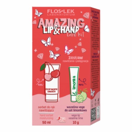 Amazing Charm hand and lip care sett