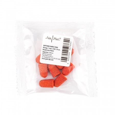 SLIPEHETTER ALLEMED 7MM /240 GRIT, ORANSJ 10PK