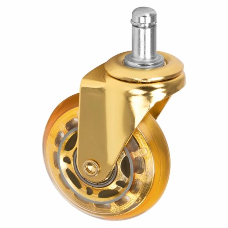 Single Roll Speed-hjul til arbeidsstoler, Gold 1 stk