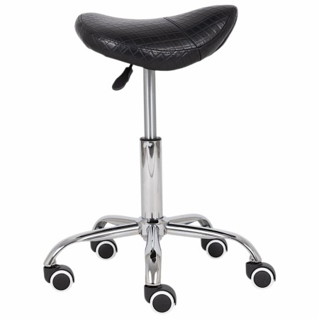 Arbeidsstol HABYS Lofi, K515 sort vattert sadelsete