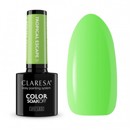 Neglelakk, Hybrid (SoakOff), 5ml Claresa® TROPICAL ESCAPE 05