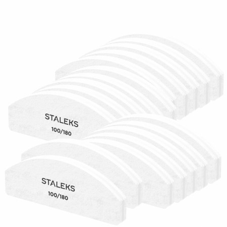 Staleks Polish buffer crescent mini EXPERT 41, 100/180 grit (20 stk)