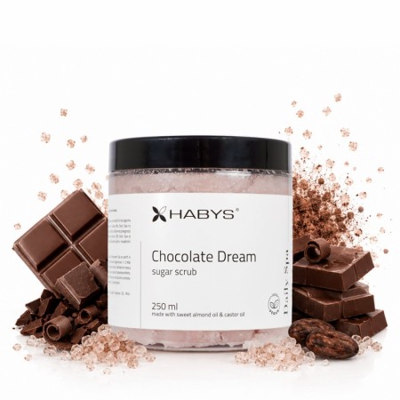 Habys Daily Spa Sukkerskrubb (250ml), Chocolate Dream