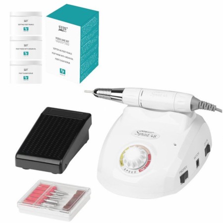 Slipemaskin SPRINT 48, hvit + Syis Podo Line set