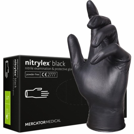 Nitrylex® Nitrilhansker, 100pk SORT, Small