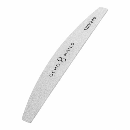 Neglefil 180/240 Ocho Nails, Halvmåne Safe Pack