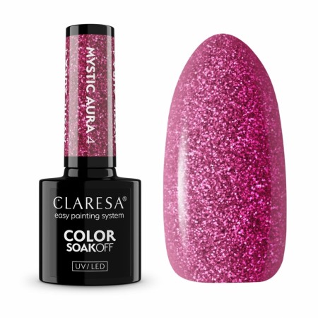Neglelakk, Hybrid / SoakOff, 5ml Claresa® Mystic Aura 04