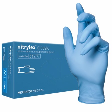Nitrylex® Nitrilhansker, 100pk Blå, Medium