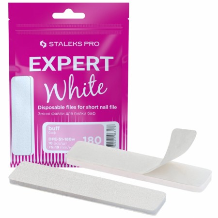 Utskiftbare engangs poleringsfiler EXPERT 51, 180grit (10stk)