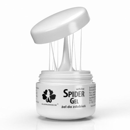 Spider Gel, WHITE 3ml Allepaznokcie