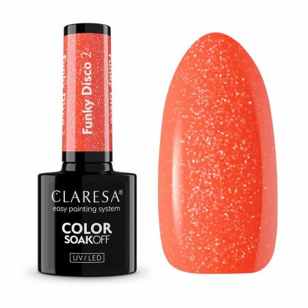 Neglelakk, Hybrid / SoakOff, 5ml Claresa® FUNKY DISCO 02