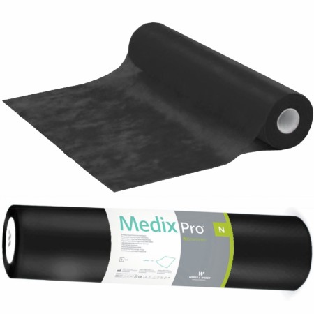 Benkepapir Mykt 60cm, MedixPro 35gsm (50m) Sort