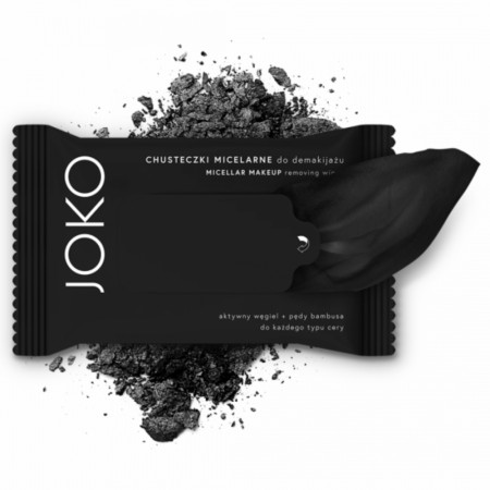Joko MakeUp remover, servietter med aktivt kull