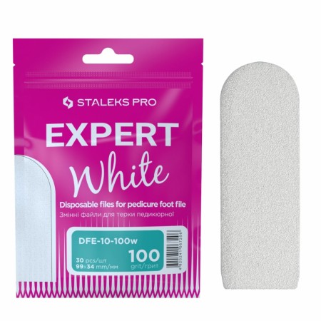 Staleks utskiftbare fotfiler EXPERT 10,  100 grit (30stk)