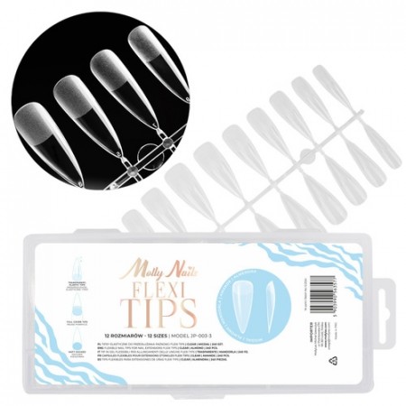 Full Cover SoftGel flexi Tips 240 stk, almond