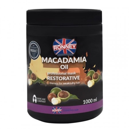 RONNEY® Restorative Macadamia Oil Hårkur 1000ml